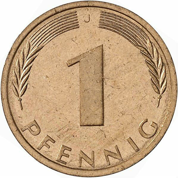 DE 1 Pfennig 1974 J