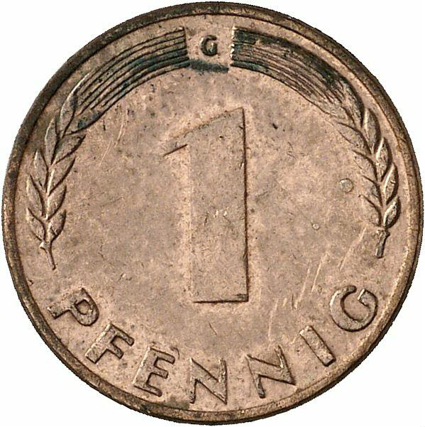 DE 1 Pfennig 1950 F