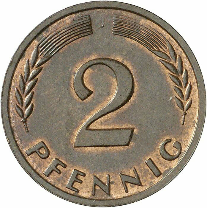 DE 2 Pfennig 1959 J