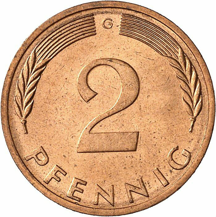 DE 2 Pfennig 1975 G