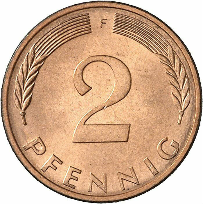DE 2 Pfennig 1976 F