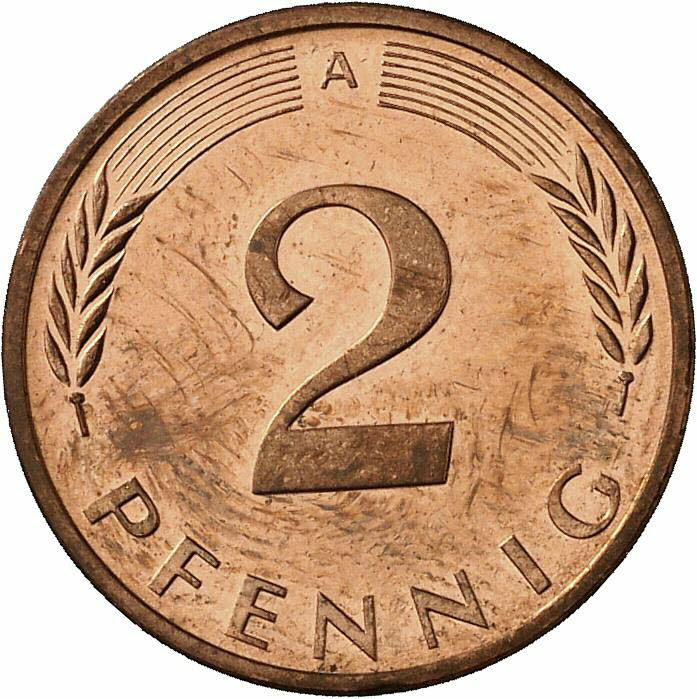 DE 2 Pfennig 1999 A