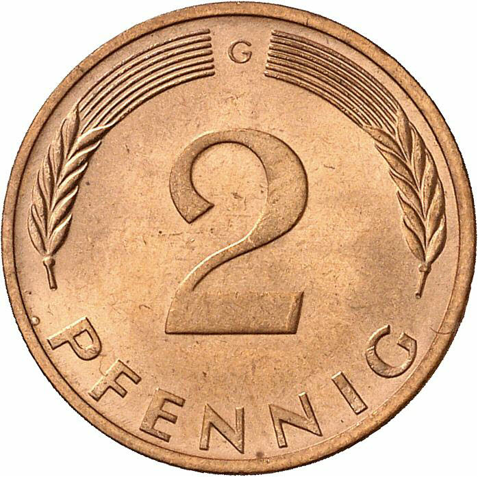 DE 2 Pfennig 1976 G