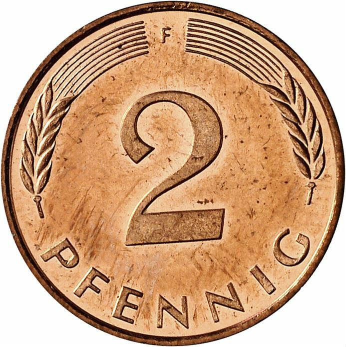 DE 2 Pfennig 1996 F