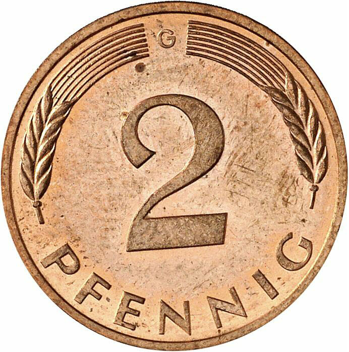 DE 2 Pfennig 1993 G