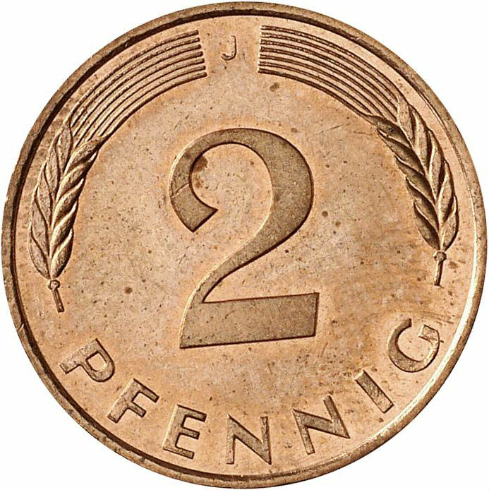 DE 2 Pfennig 2000 J