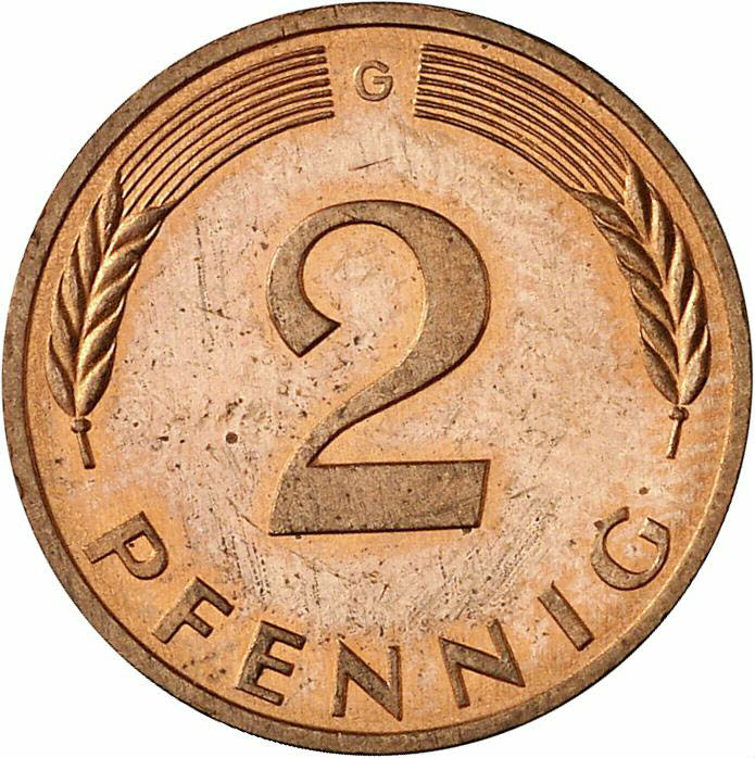 DE 2 Pfennig 1994 G