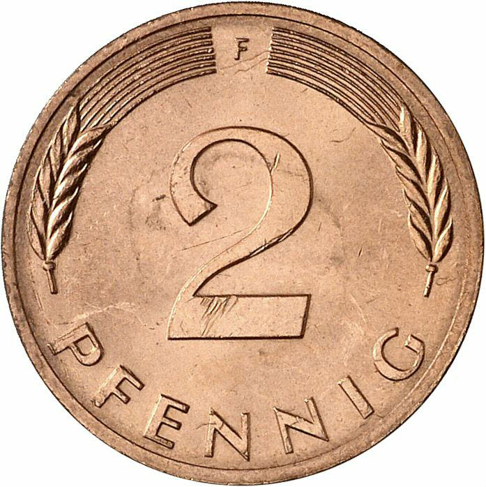 DE 2 Pfennig 1980 F
