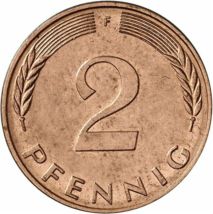 DE 2 Pfennig 1981 F
