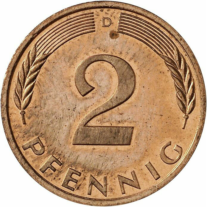 DE 2 Pfennig 1995 D