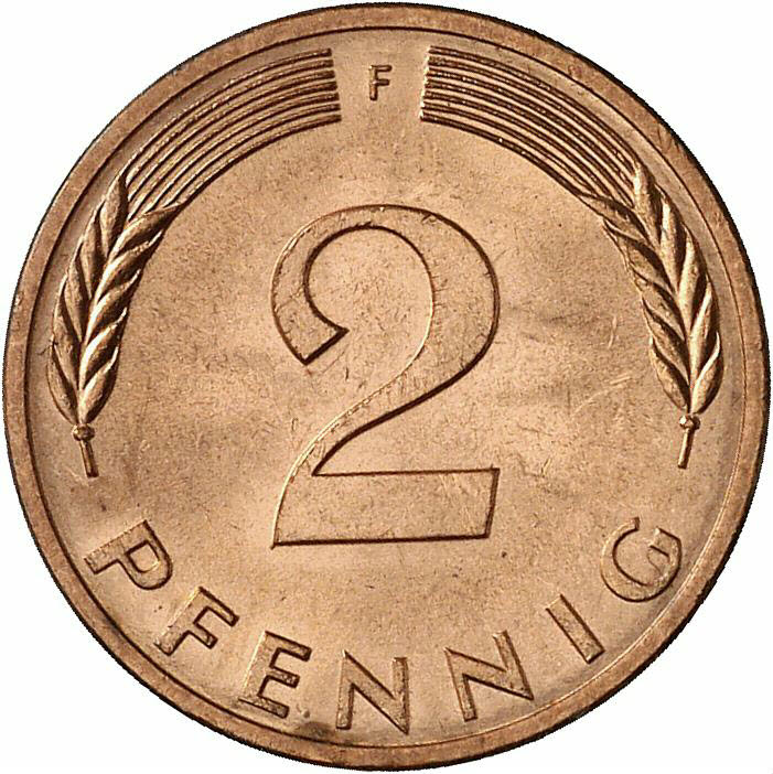 DE 2 Pfennig 1978 F