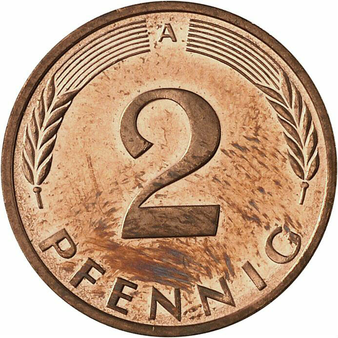 DE 2 Pfennig 1998 A