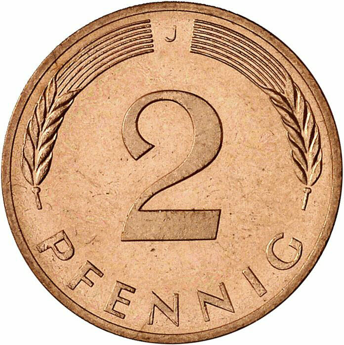 DE 2 Pfennig 1979 J