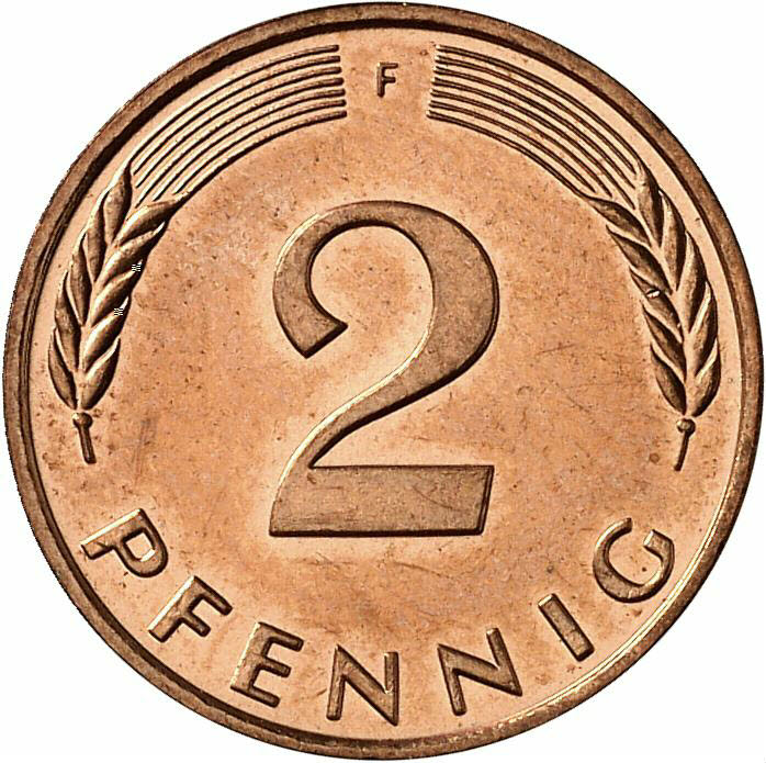 DE 2 Pfennig 1998 F