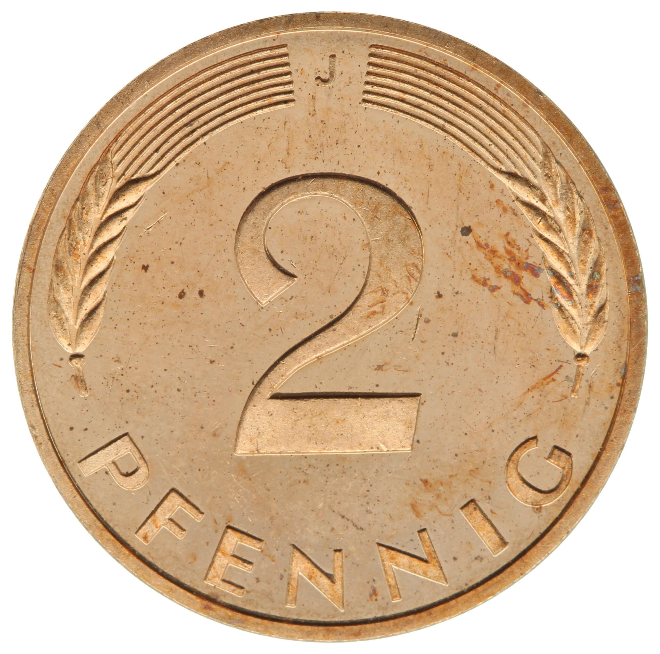 DE 2 Pfennig 1998 J
