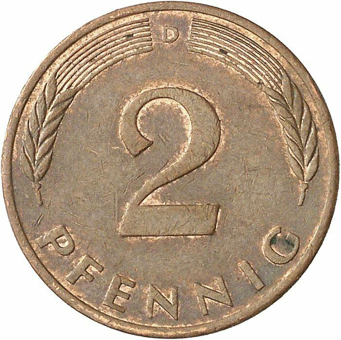 DE 2 Pfennig 1993 D