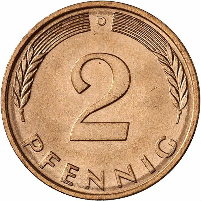 DE 2 Pfennig 1978 D