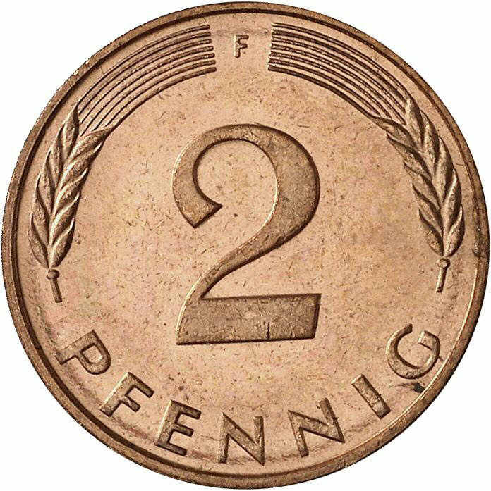 DE 2 Pfennig 1983 F