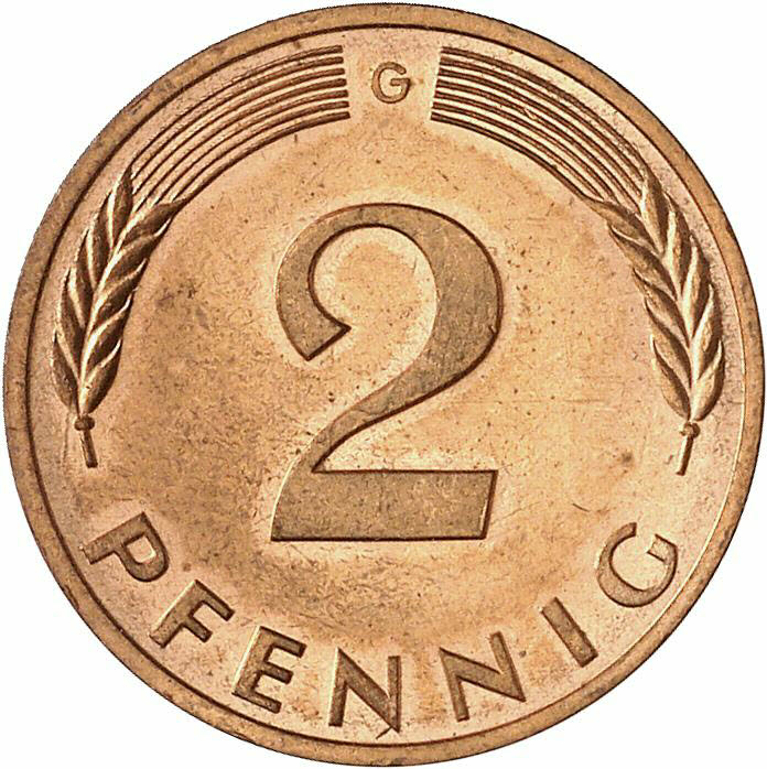 DE 2 Pfennig 1983 G