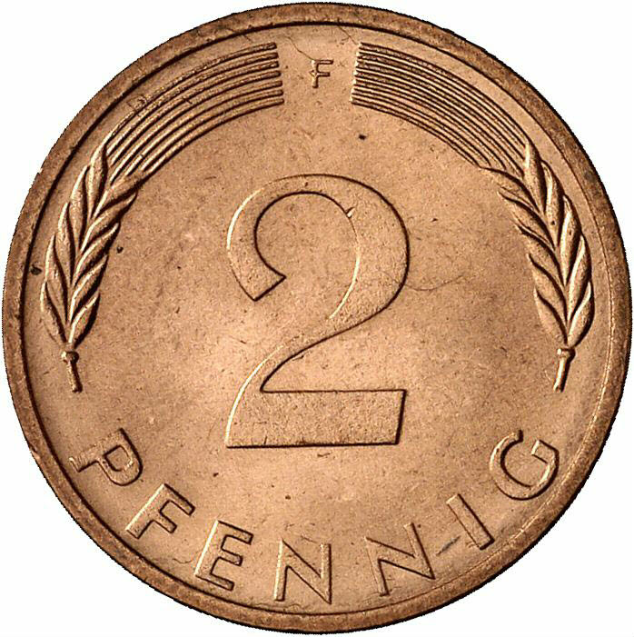 DE 2 Pfennig 1975 F