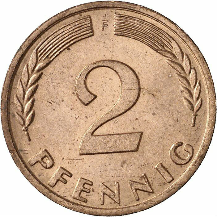 DE 2 Pfennig 1970 F