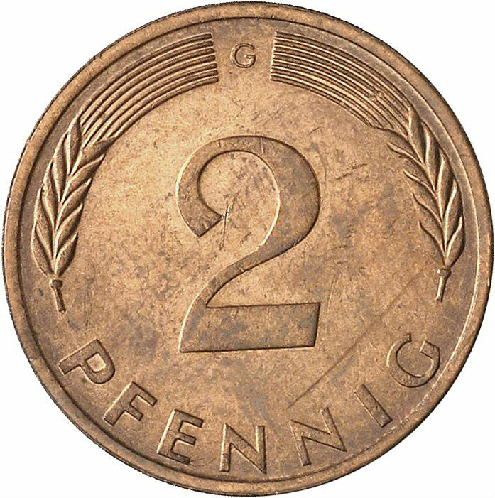 DE 2 Pfennig 1971 G