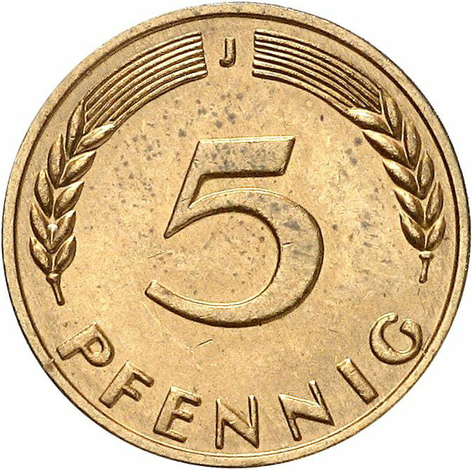 DE 5 Pfennig 1967 J