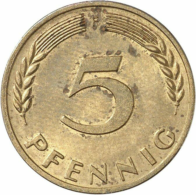 DE 5 Pfennig 1970 F