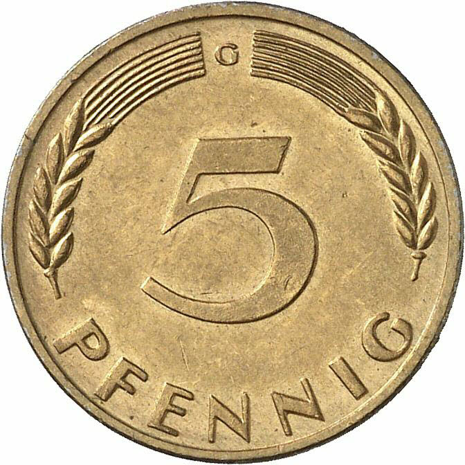 DE 5 Pfennig 1970 G