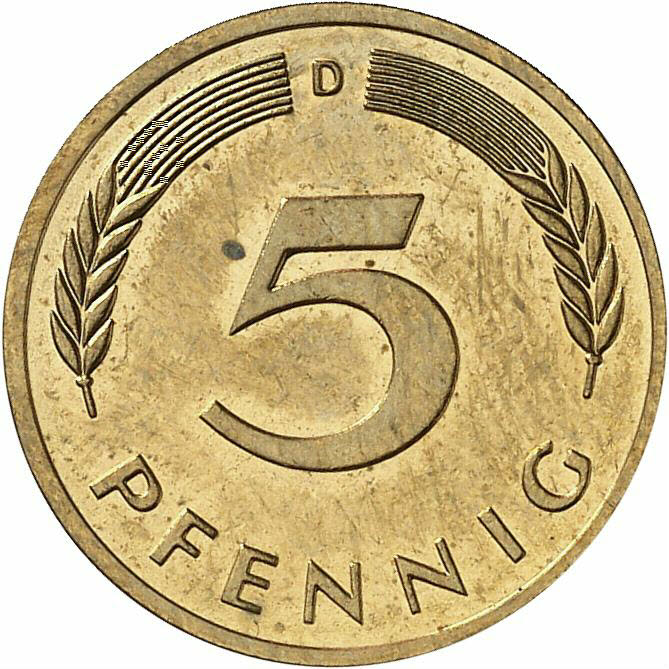 DE 5 Pfennig 1995 D