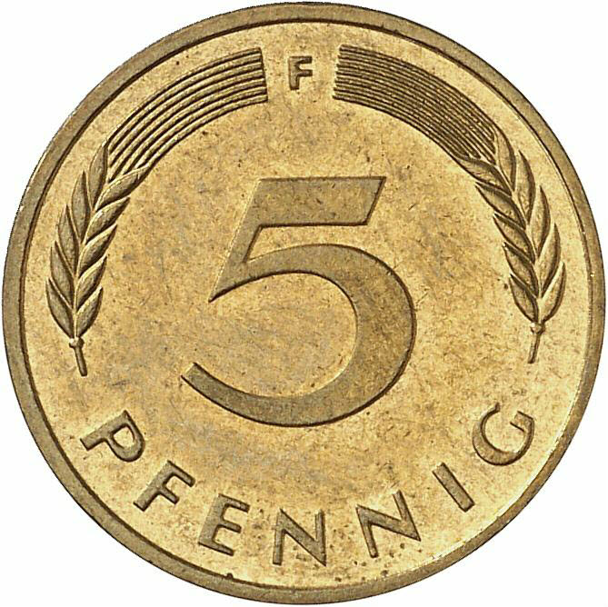 DE 5 Pfennig 1993 F