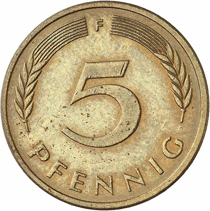 DE 5 Pfennig 2000 F