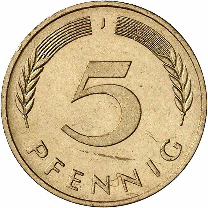 DE 5 Pfennig 1978 J