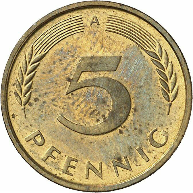 DE 5 Pfennig 1991 A