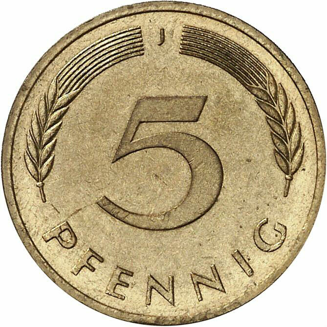 DE 5 Pfennig 1981 J