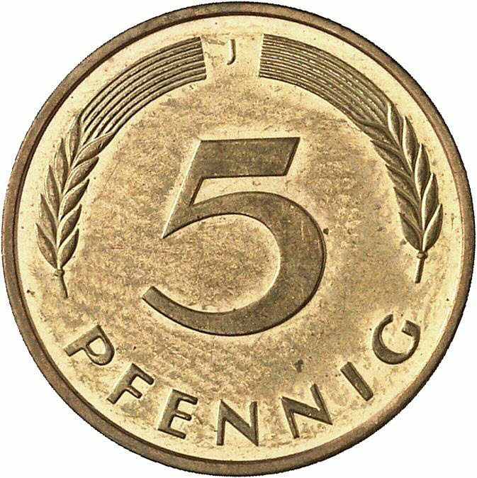 DE 5 Pfennig 1997 J