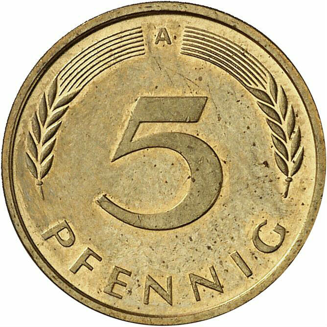 DE 5 Pfennig 1995 A