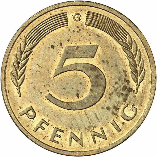 DE 5 Pfennig 1995 G