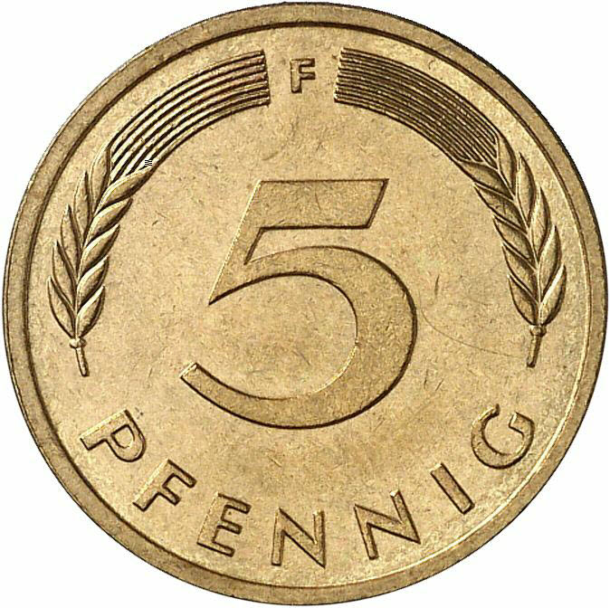 DE 5 Pfennig 1978 F