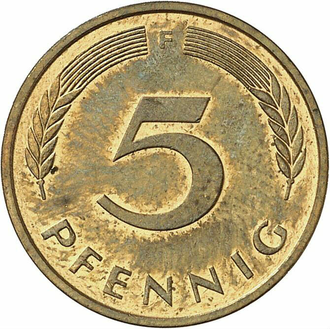 DE 5 Pfennig 1992 F