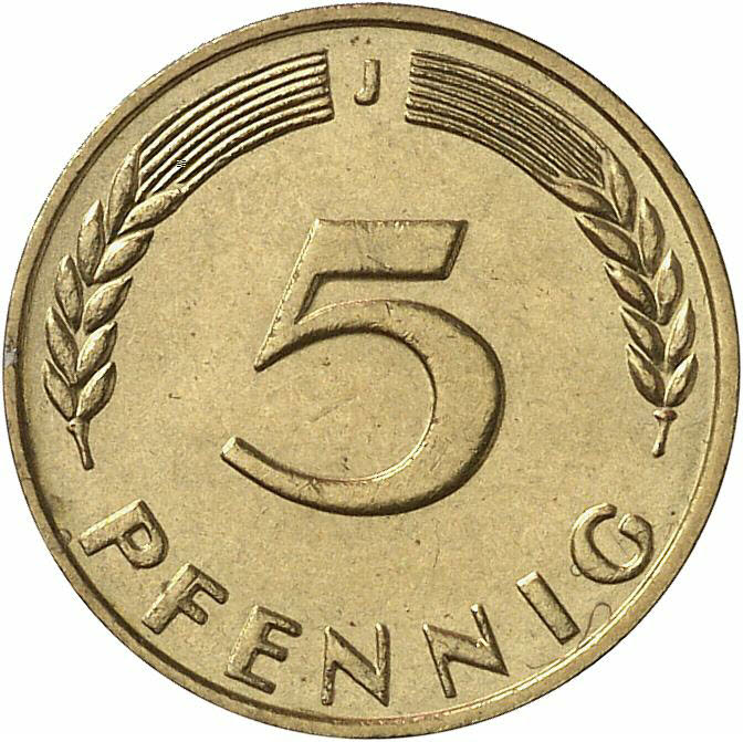 DE 5 Pfennig 1971 J