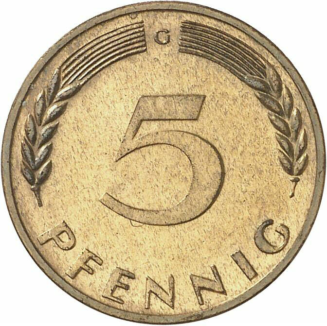 DE 5 Pfennig 1969 G