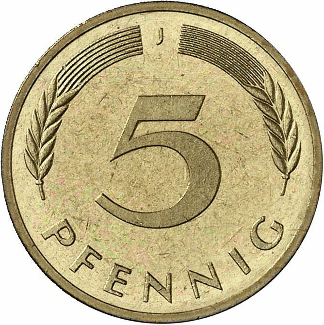 DE 5 Pfennig 1976 J