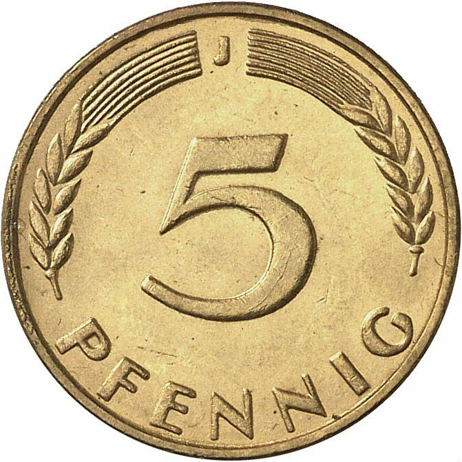 DE 5 Pfennig 1970 J