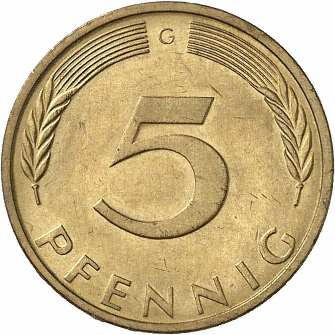 DE 5 Pfennig 1973 G