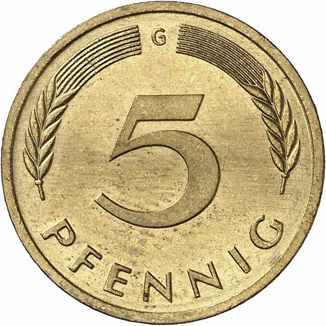 DE 5 Pfennig 1983 F