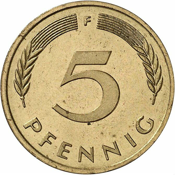 DE 5 Pfennig 1984 F