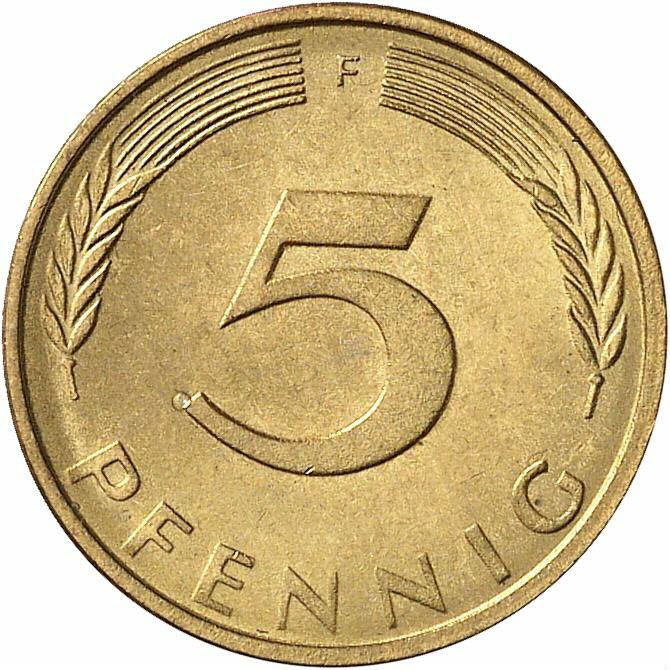 DE 5 Pfennig 1973 F