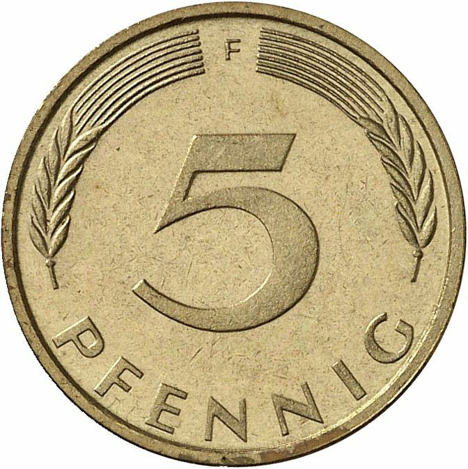 DE 5 Pfennig 1974 F