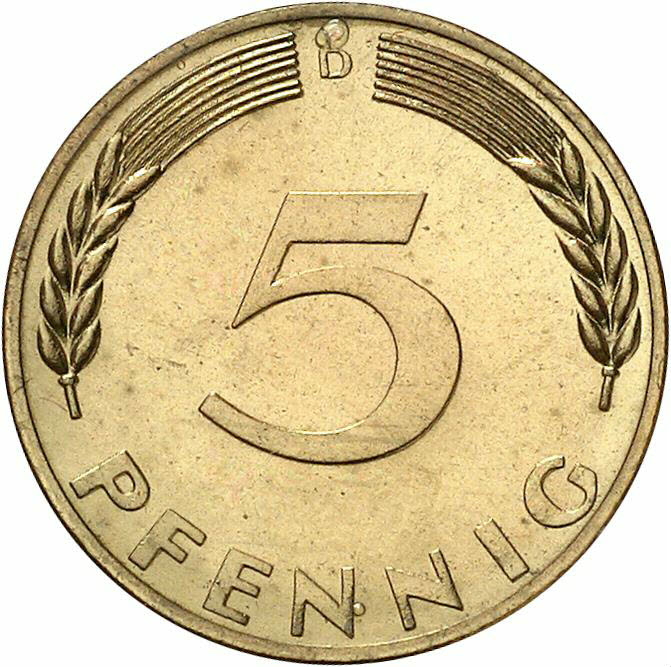 DE 5 Pfennig 1968 D
